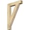 Ekena Millwork Traditional Block Rough Sawn Bracket, Douglas Fir, 4"W x 24"D x 36"H BKT04X24X36TRA05RDF - alternate 1